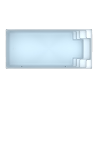 Glasfiberpool Pegasus 800